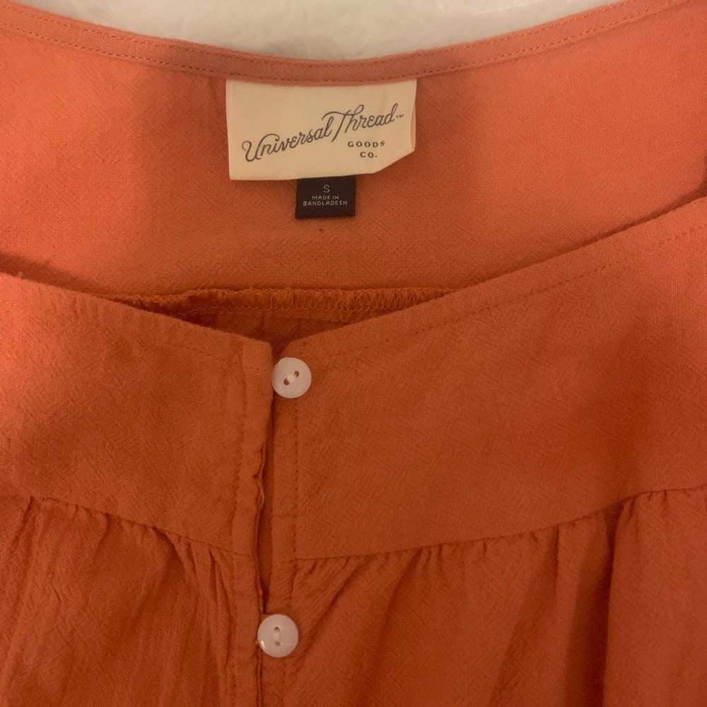 Rich Peach Color Women’s Dress. Never Worn. From Target.